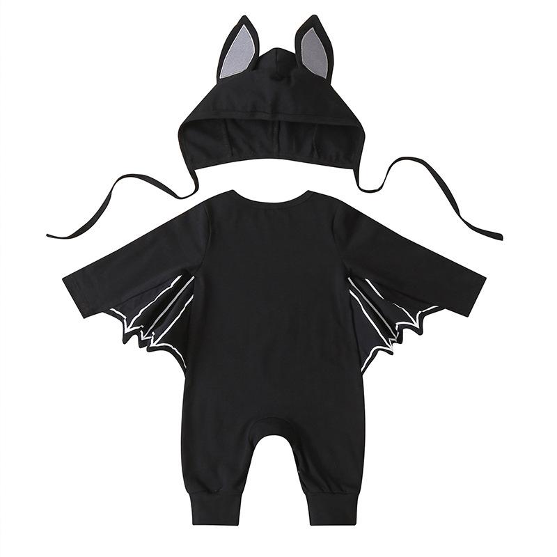 2-Piece Baby Halloween Bat Jumpsuit-visikids