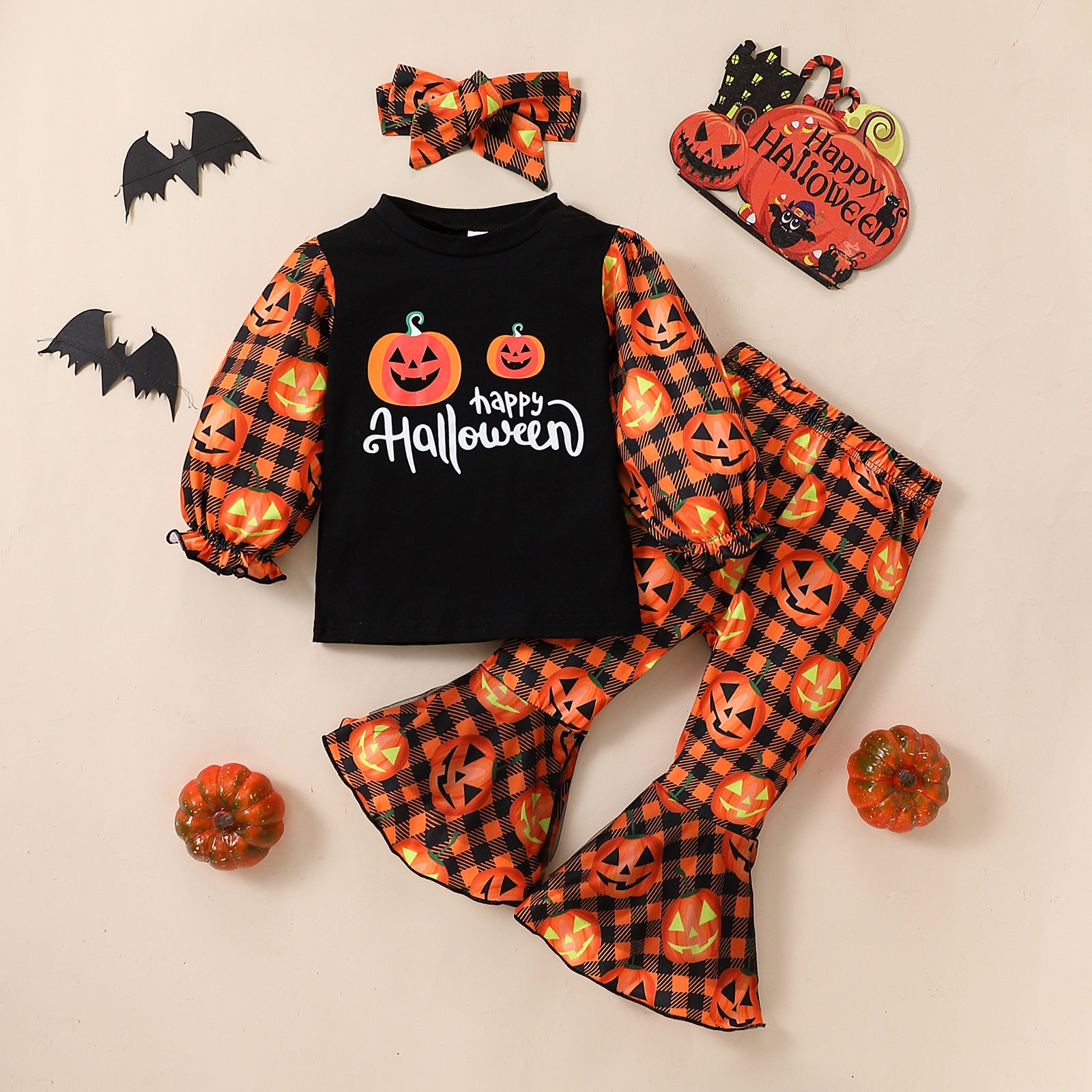 Toddler Happy Halloween Suit-visikids
