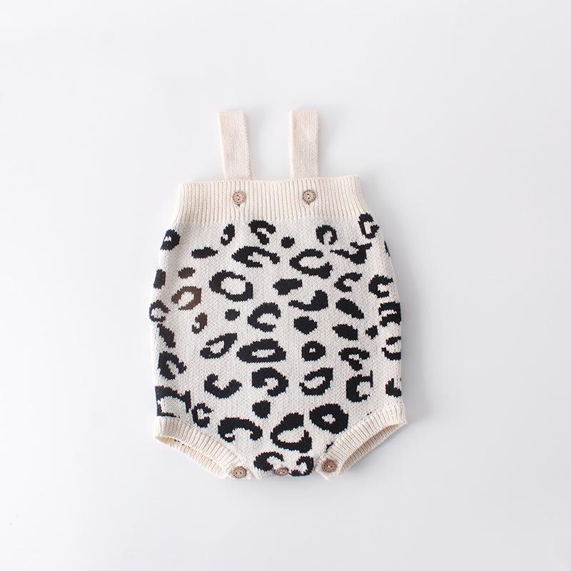 Baby Girl Leopard Knit Sweater.