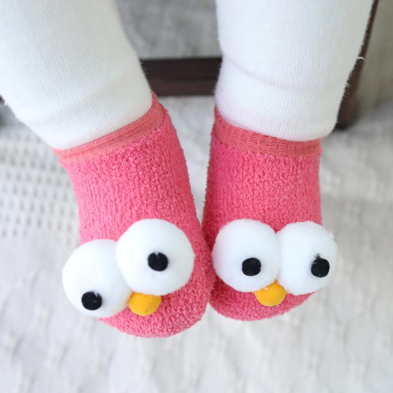 3D Big Eyes Design Baby Socks.