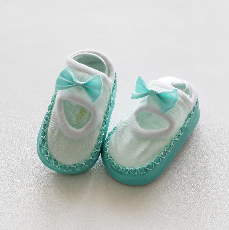 Baby Bow Bottom Floor Shoes.