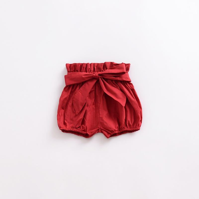 Summer Girl Bow Shorts.