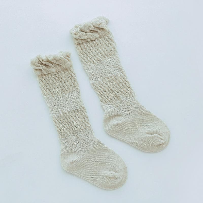 0-3 Year Old Baby Mesh Breathable Cotton Stockings.