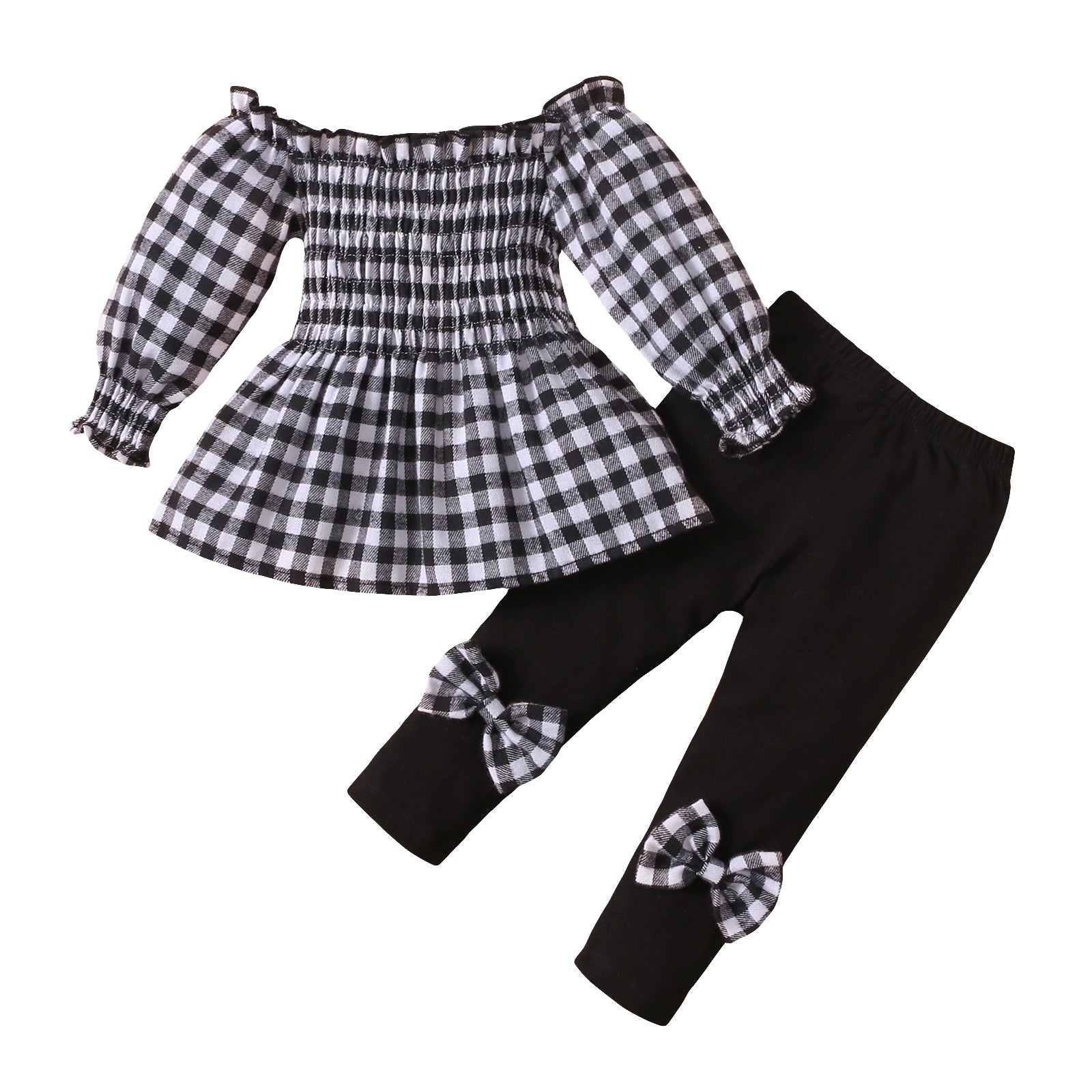 Toddler Girls Plaid Sets