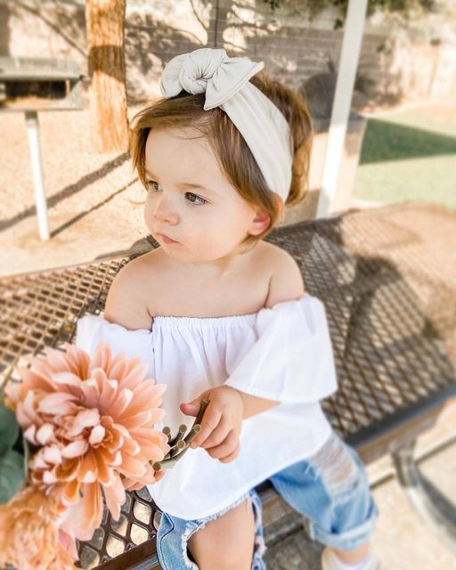 3-piece Baby Cotton Off Shoulder Suit-visikids