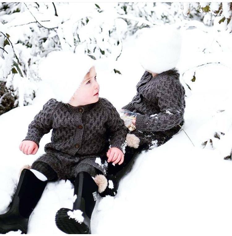 Baby Cardigan Sweater INS Circular Coat.