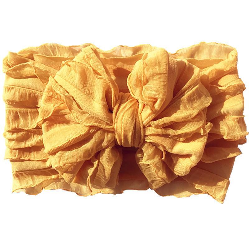 Baby's Big Bow Lace Headband.