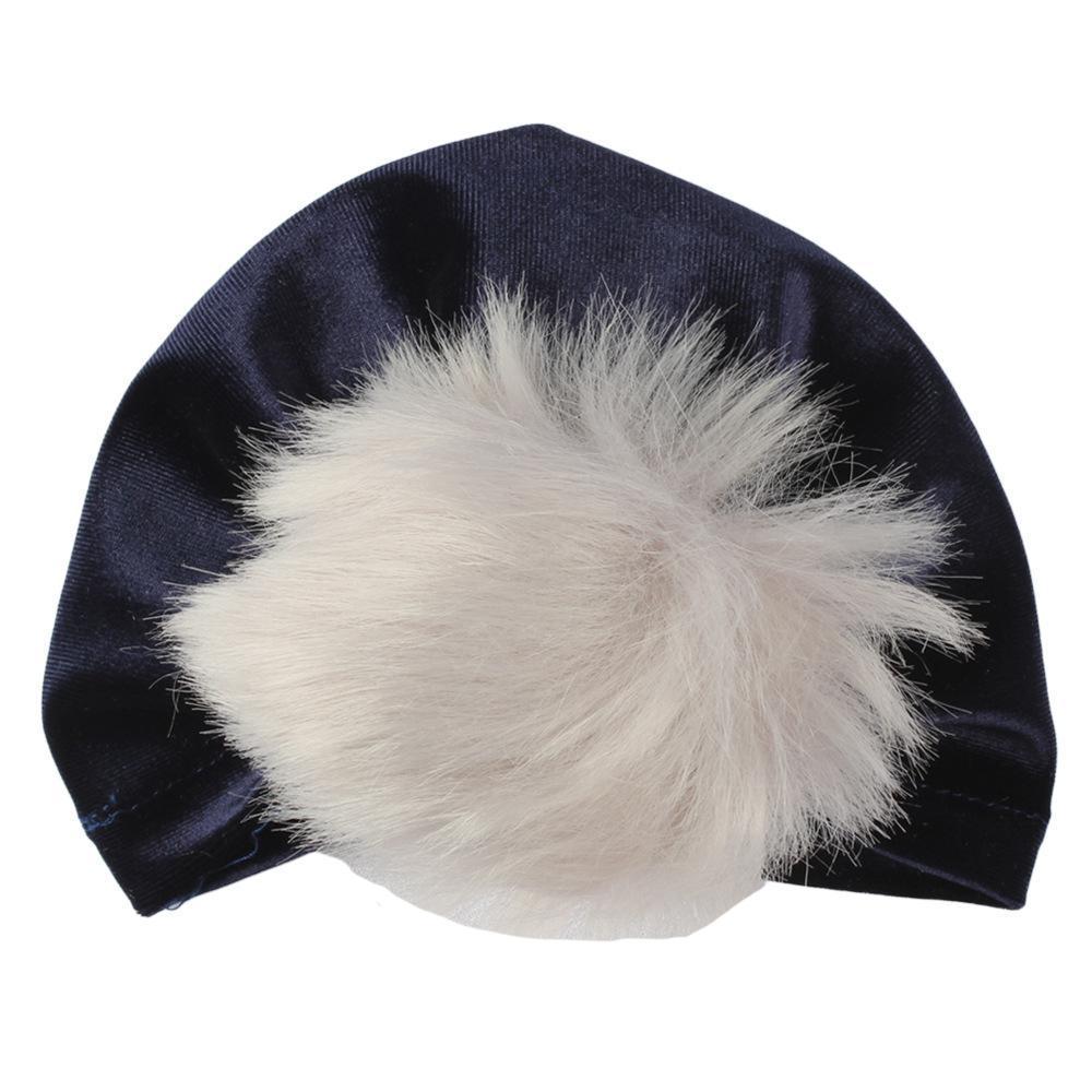 Baby Fluff Ball Hat Headband.