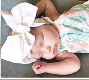 Baby Strap Retro Big Bow Headband-visikids