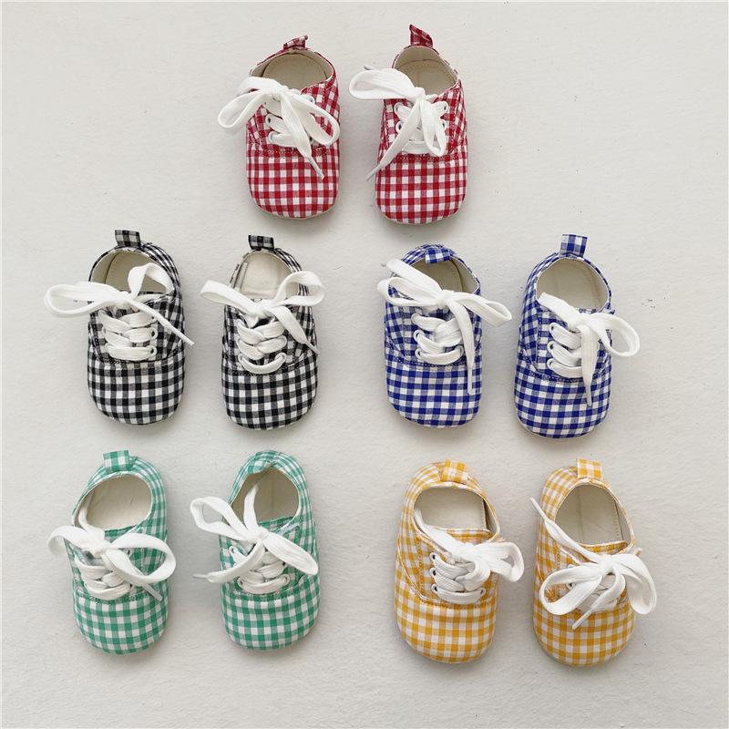 Baby Plaid Shoes.