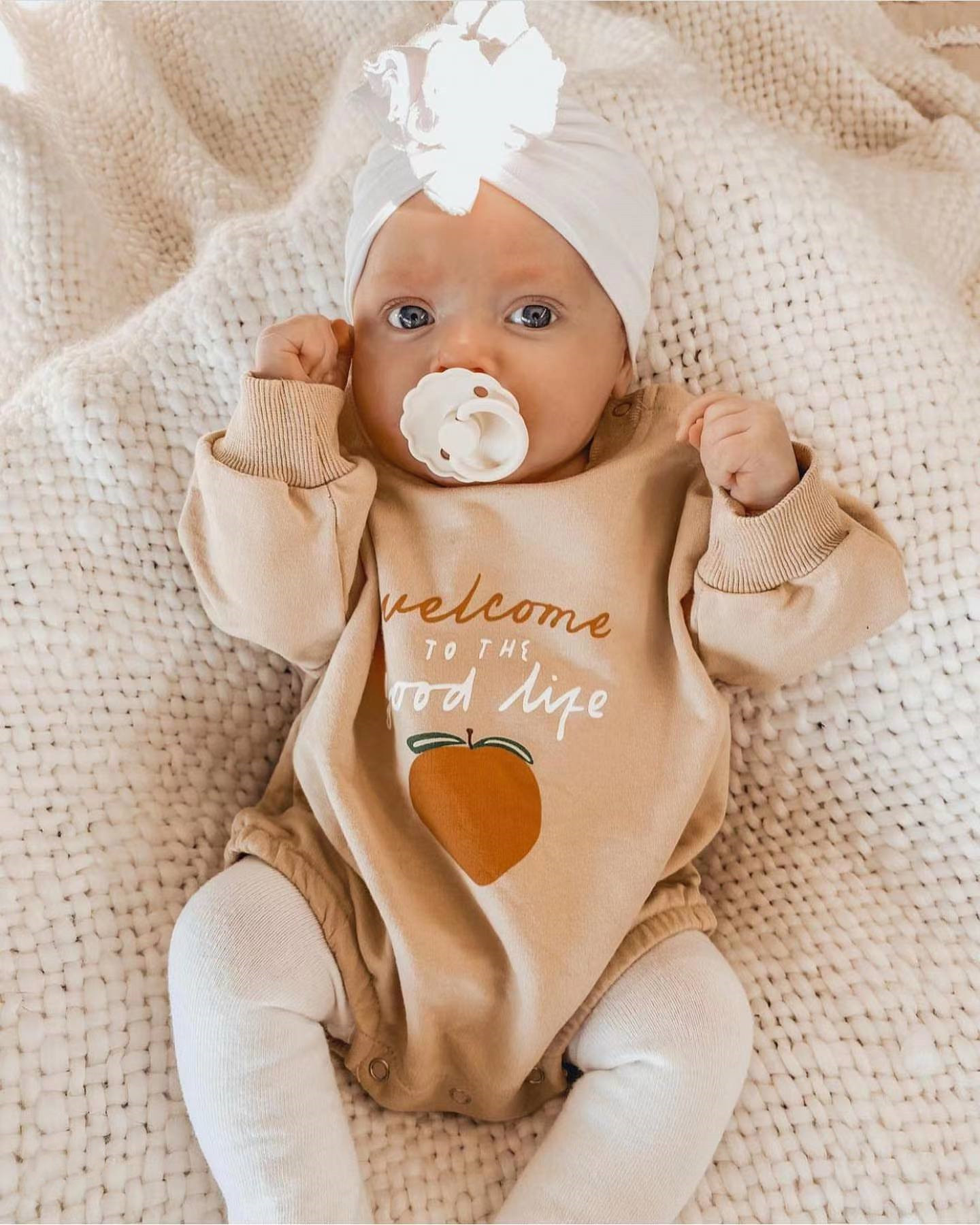 Baby Letter Print Rompers