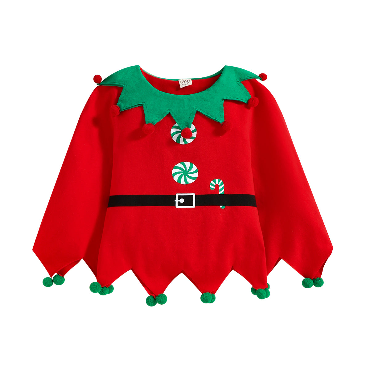 Toddler Christmas Cape Top.