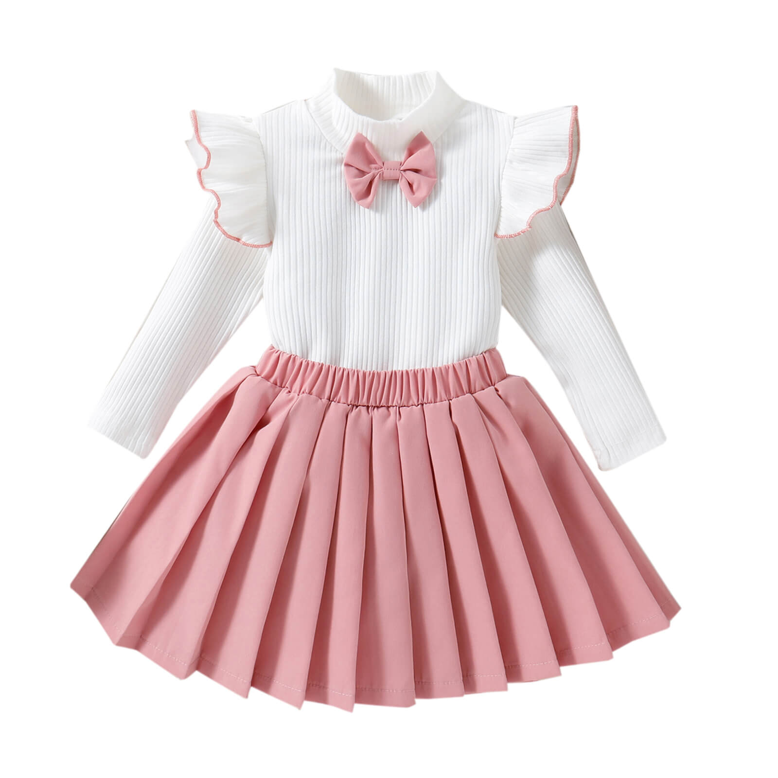 Toddler Pleated Skirt Set.