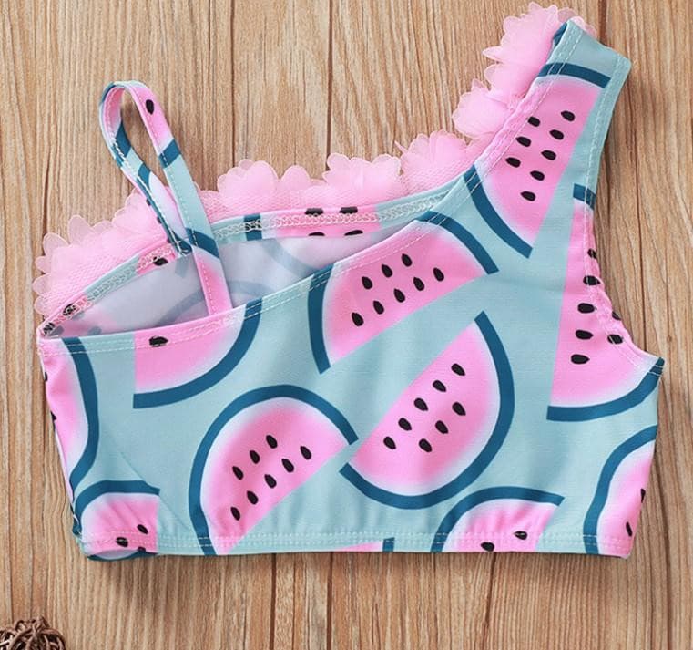 2-Piece Baby Girl Watermelon Swimsuit.