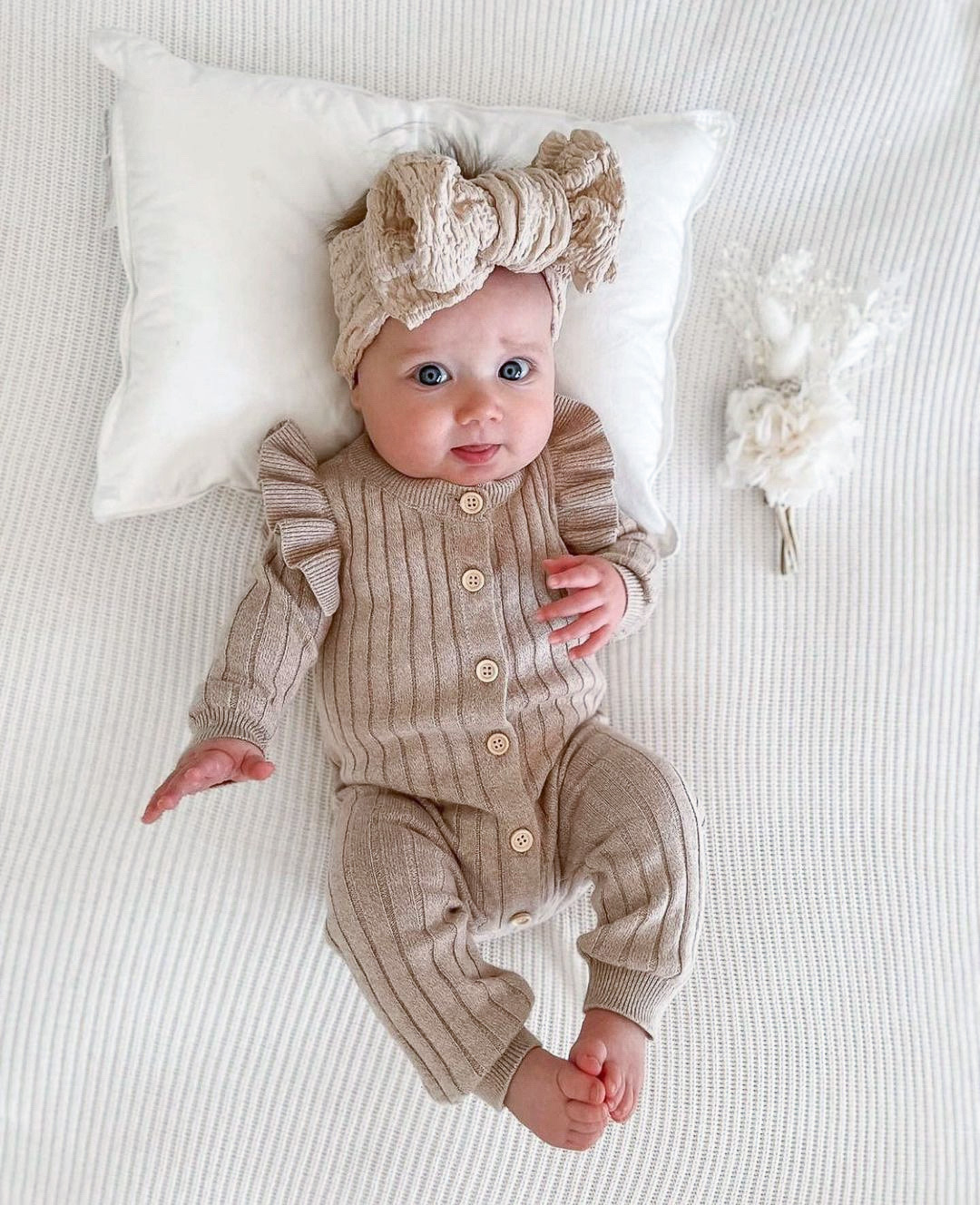 Baby's Knit Jumpsuit