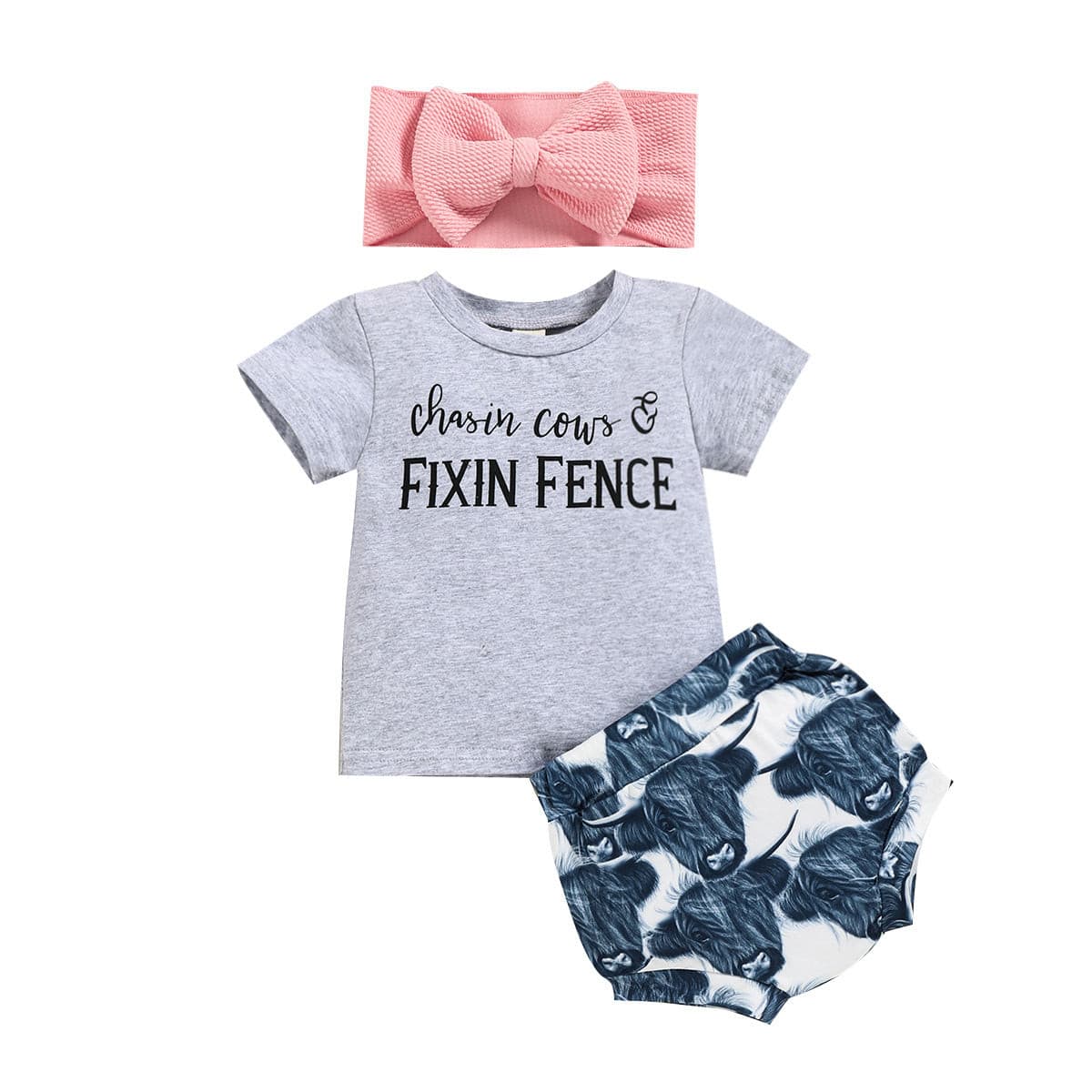 Baby Letter Print Suit.
