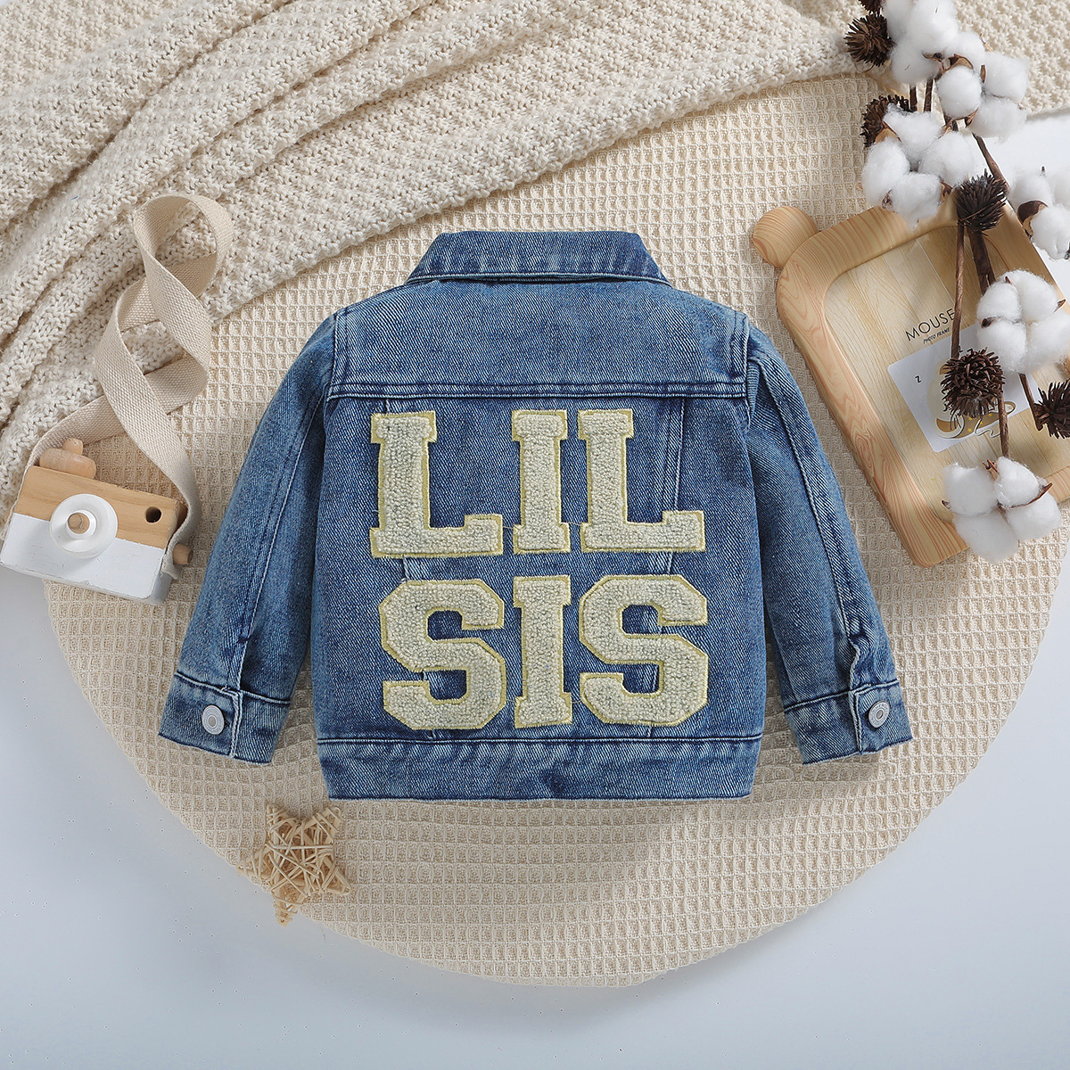 Girls Denim Jacket Western Style