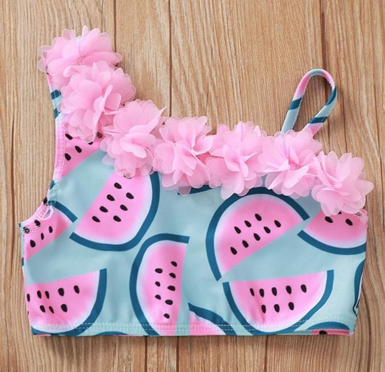 2-Piece Baby Girl Watermelon Swimsuit.