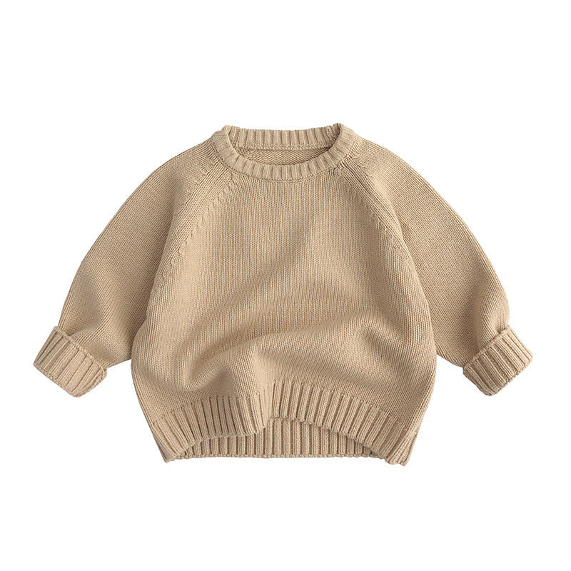 Toddler Solid Color Sweaters.