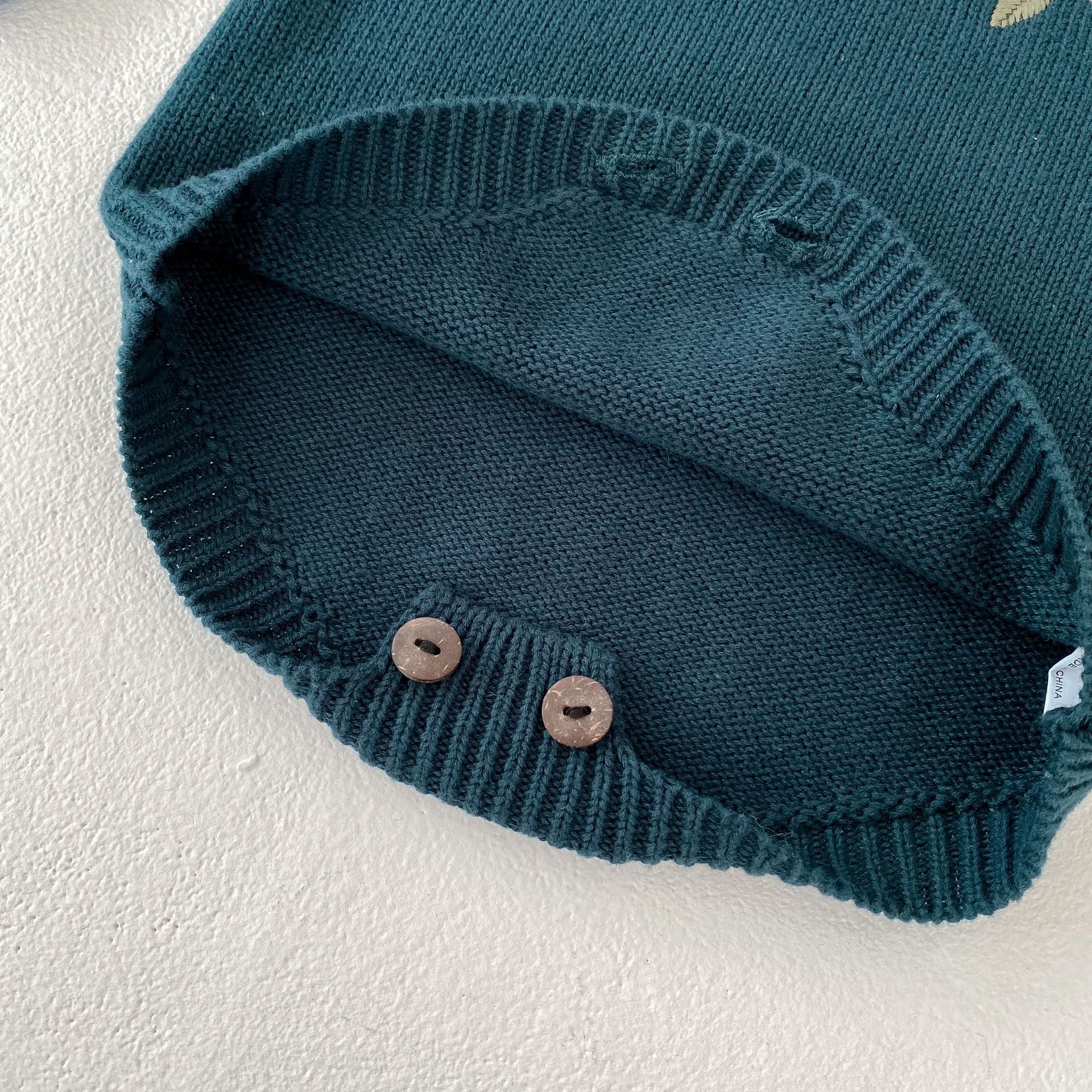 Embroidered Knit Climbing Sweater