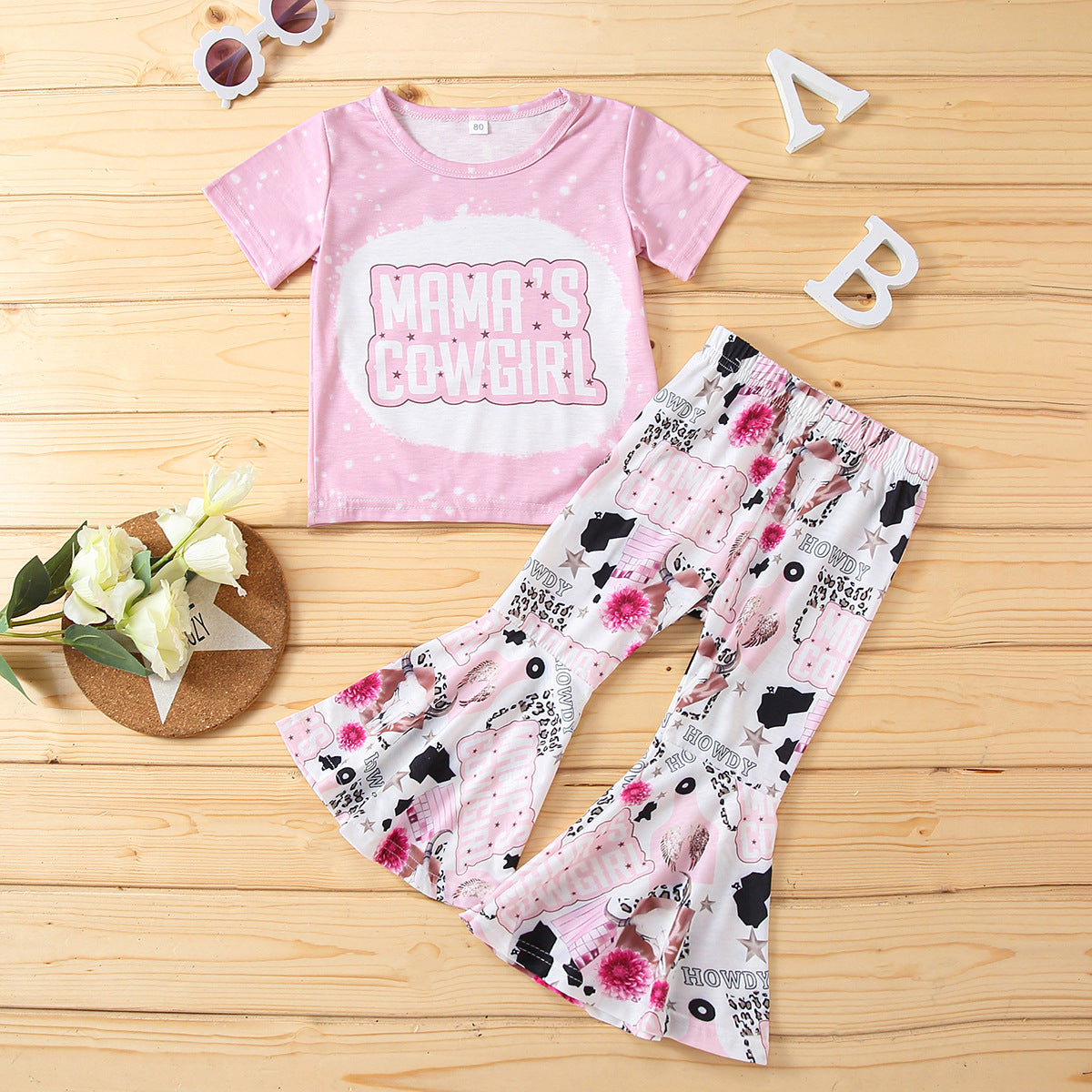 Toddler Girl Print Suits.
