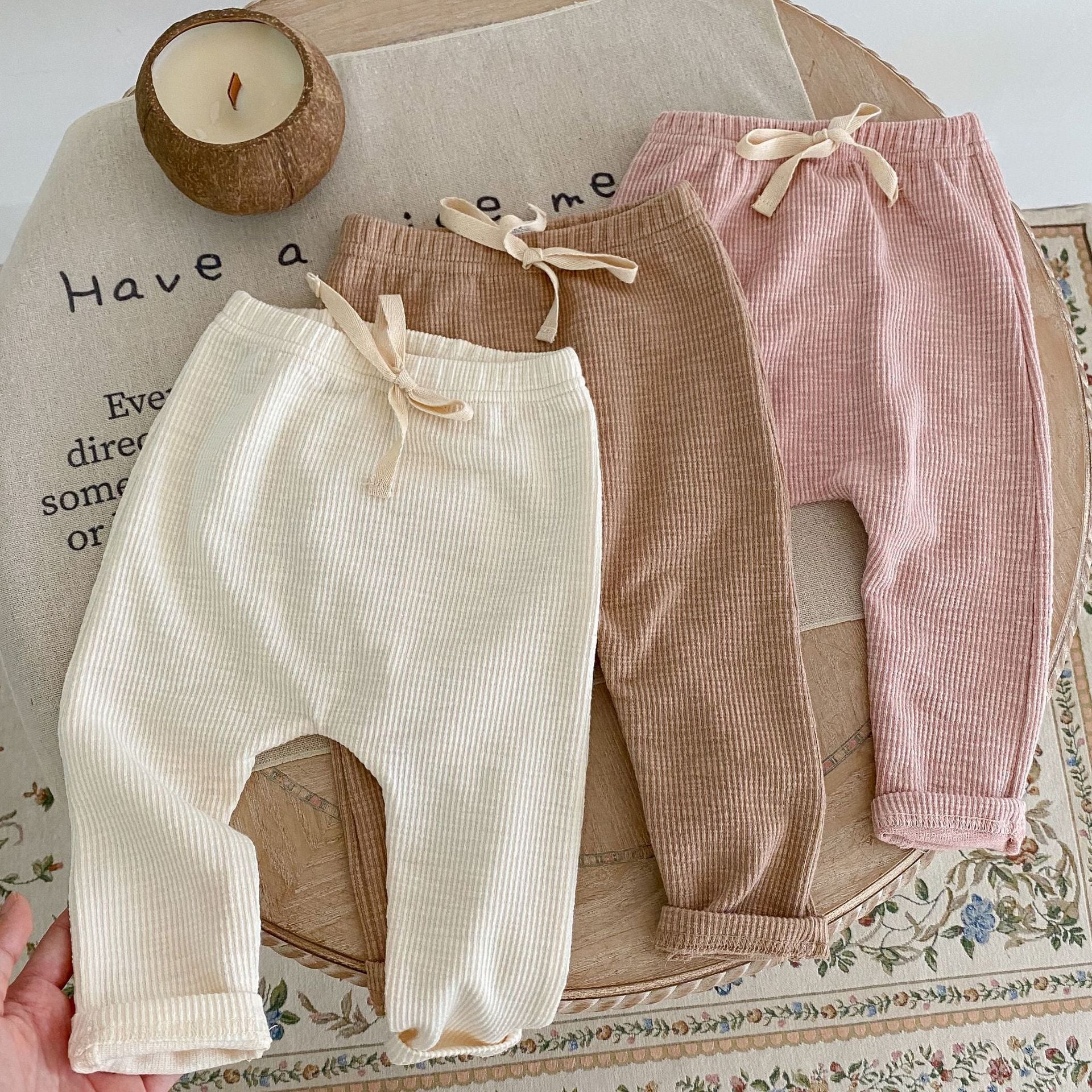 Baby Pure Color Pants.