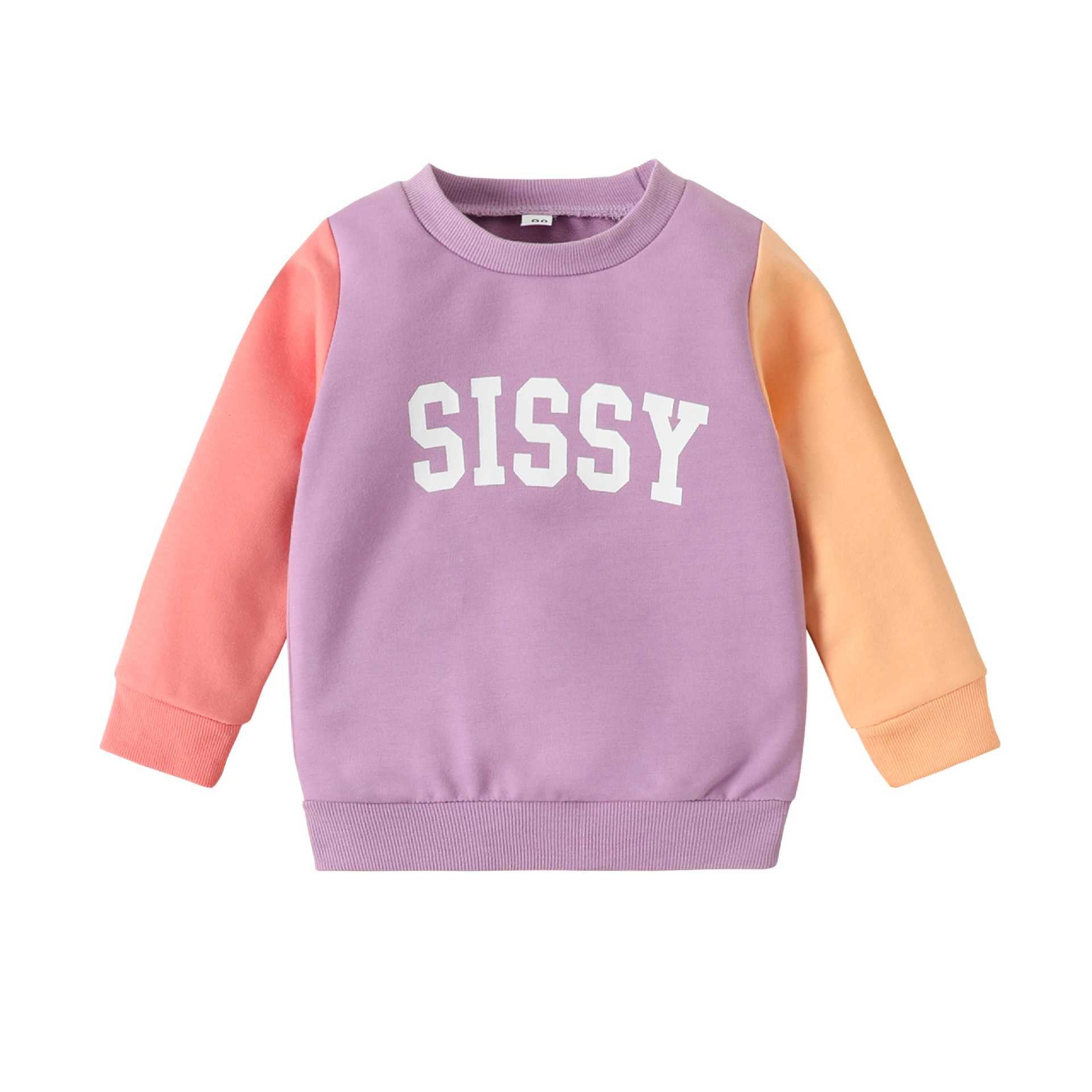 Toddler Letter Print Top.