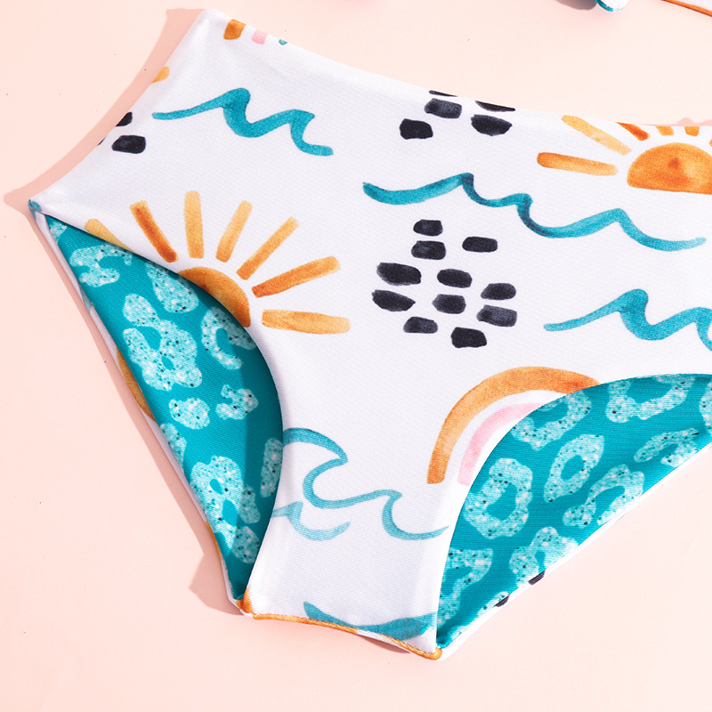 Cross-border Children's Swimsuit Two-sided Swimsuit