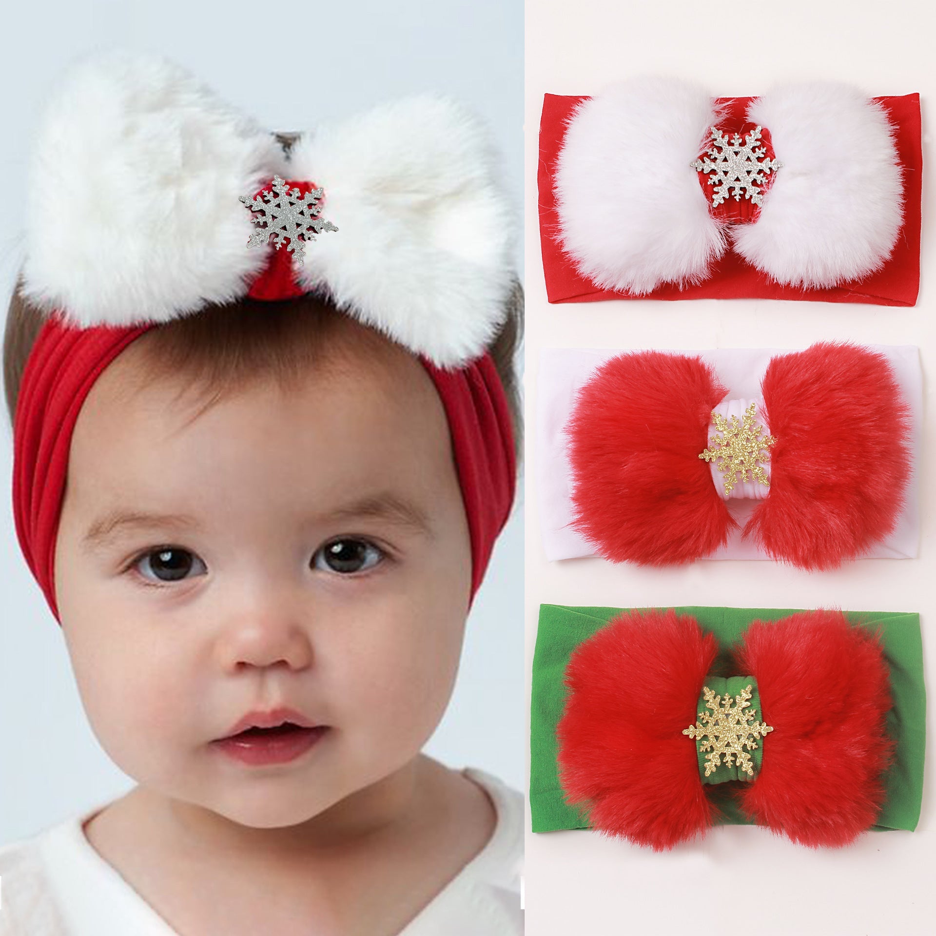 Baby Christmas Headband.