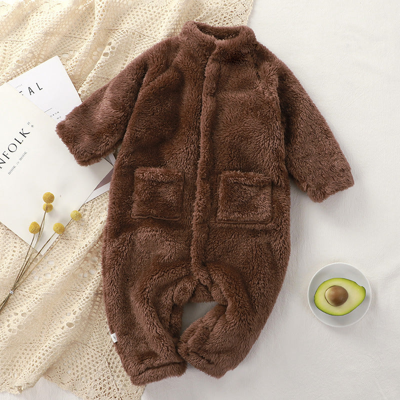 Baby Plush Jumpsuit.