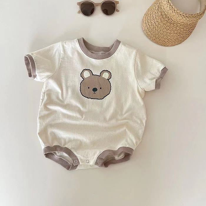 Cute Bear Print Rompers.