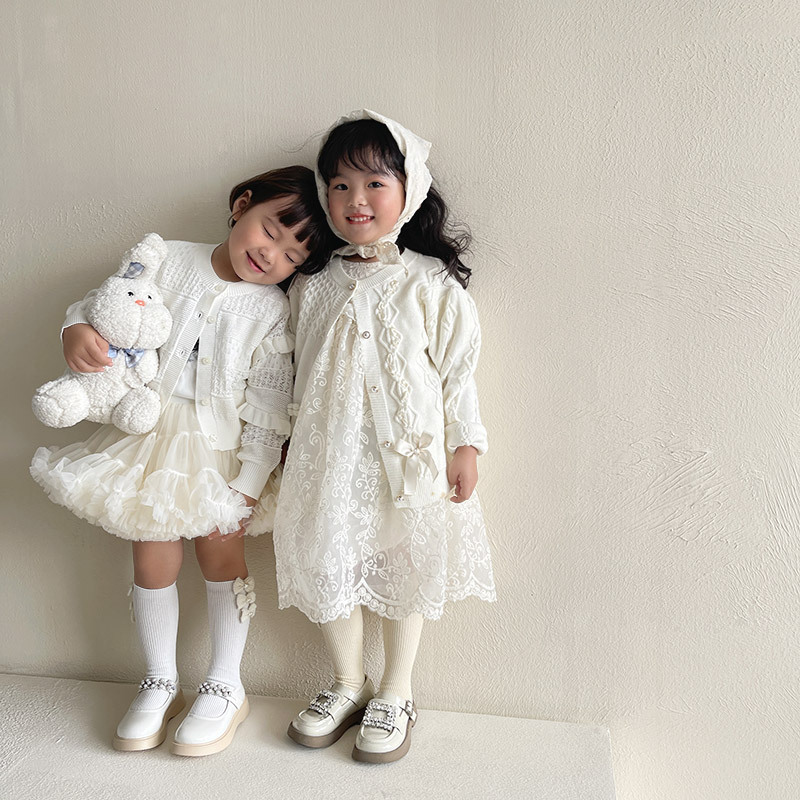 Girls Bow Lace Socks