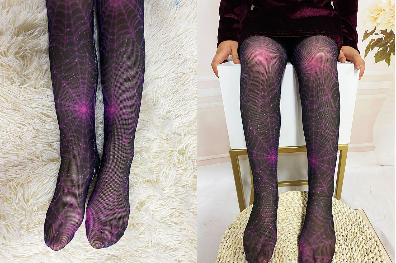 Children's Spider Silk Yarn Pantyhose