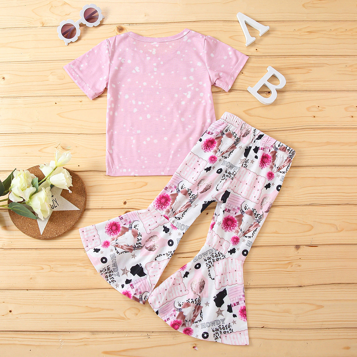 Toddler Girl Print Suits.