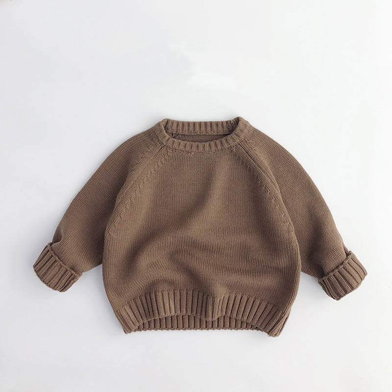 Toddler Solid Color Sweaters.