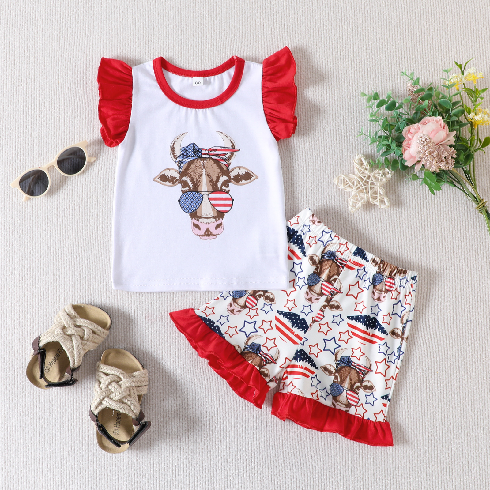 Independence Day Cow Set
