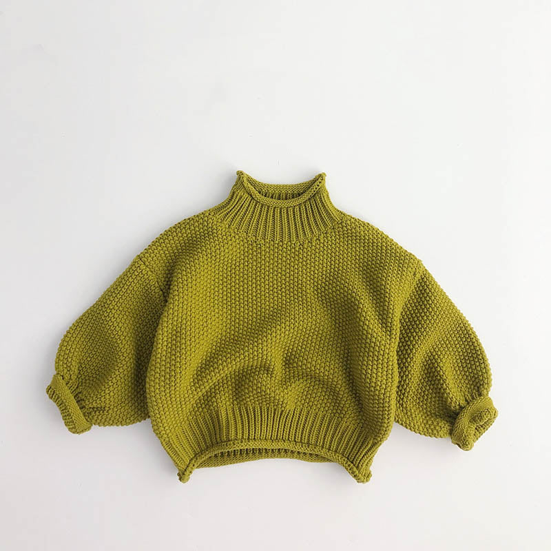 Toddler Solid Color Sweaters.