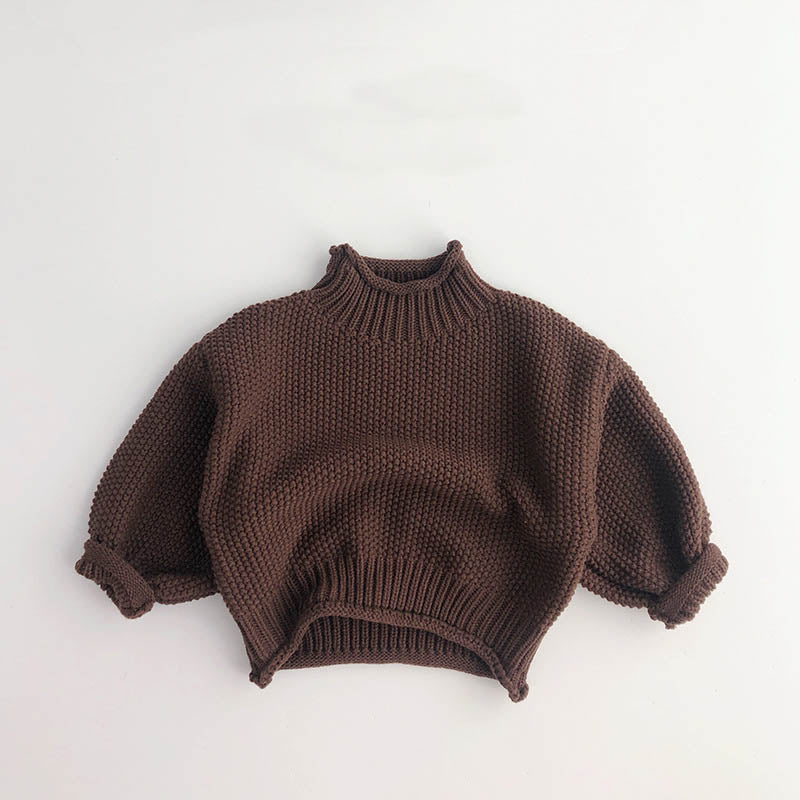 Toddler Solid Color Sweaters.