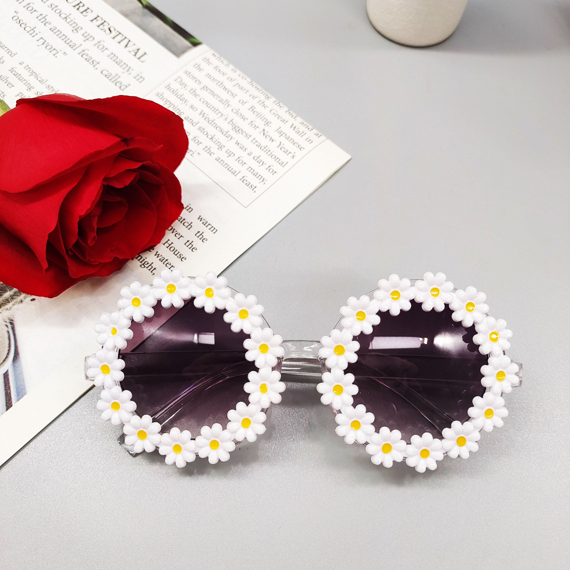 Parent-child Daisy Glasses.