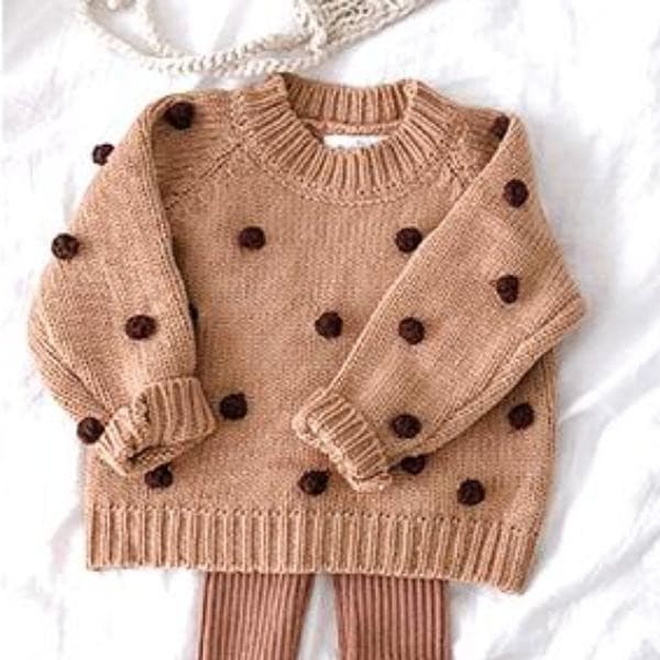 Baby Dot lovely sweater.