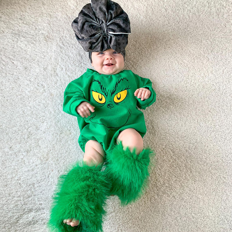 Baby Romper With Leg Warmers