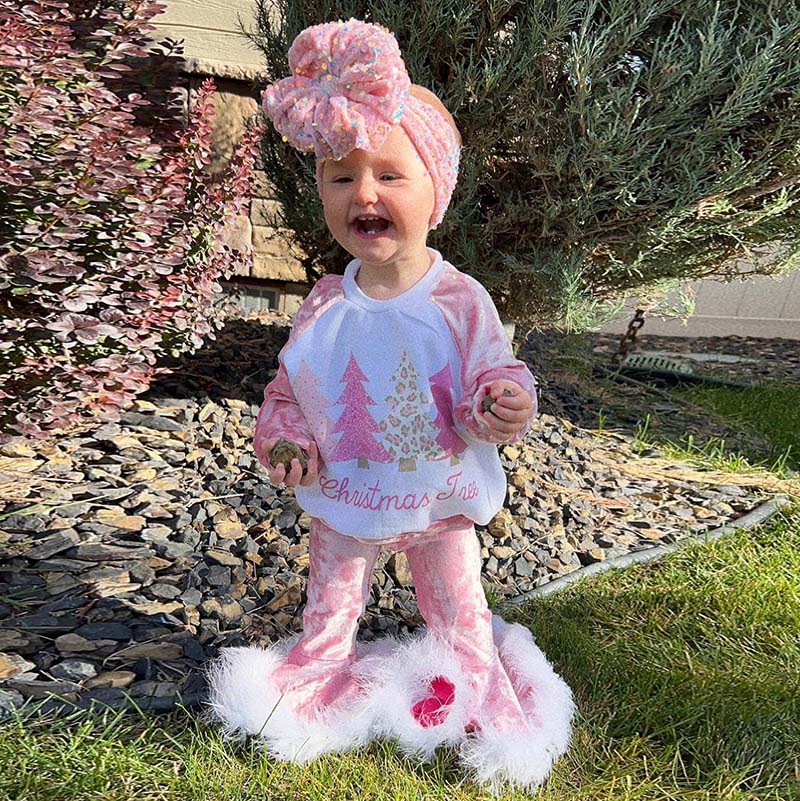 2-Piece Baby Girl Christmas Sets