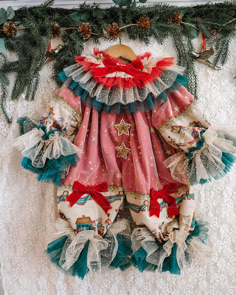 Baby Girl Christmas Romper
