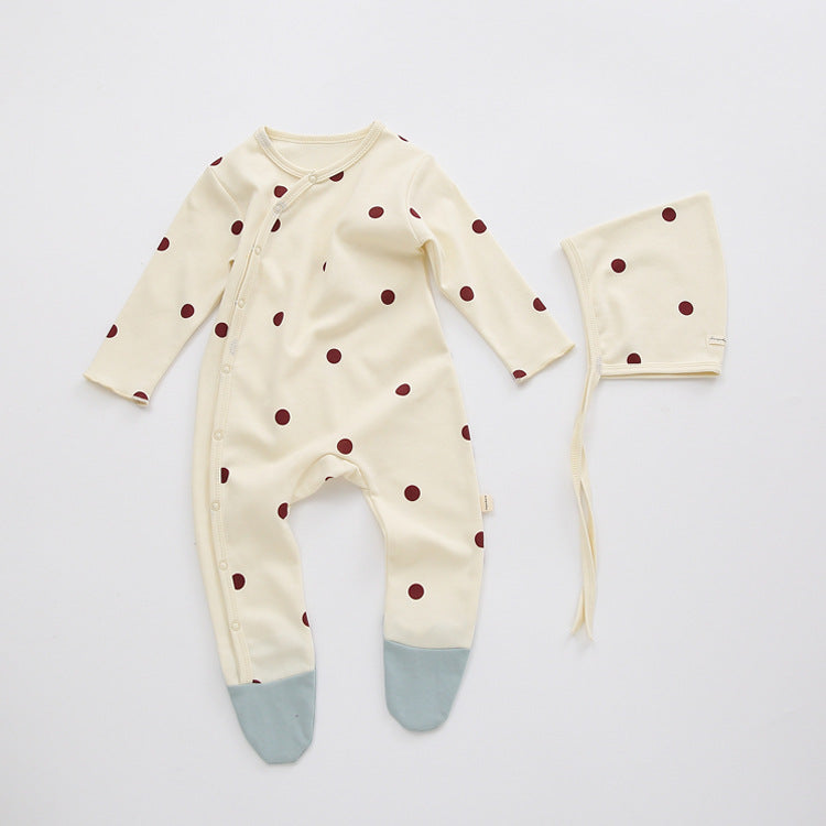 Baby Print Cotton Romper-visikids