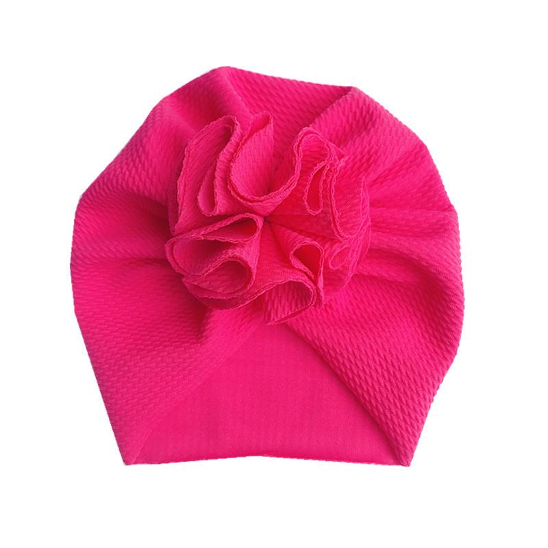 Children's hat soft knitted cloth bow.