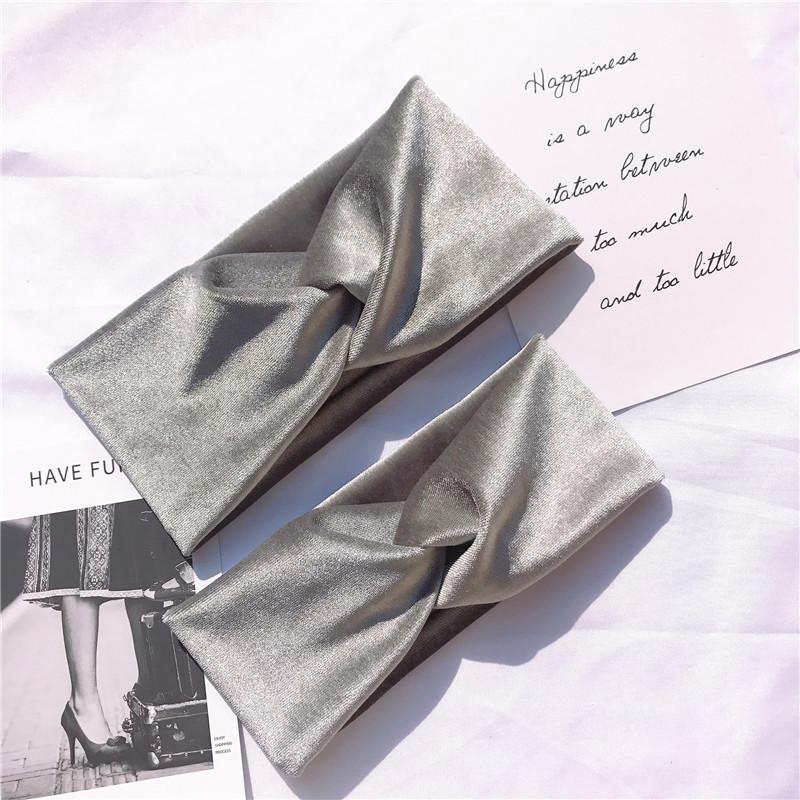 MOM and ME Velvet Cross Hairband.