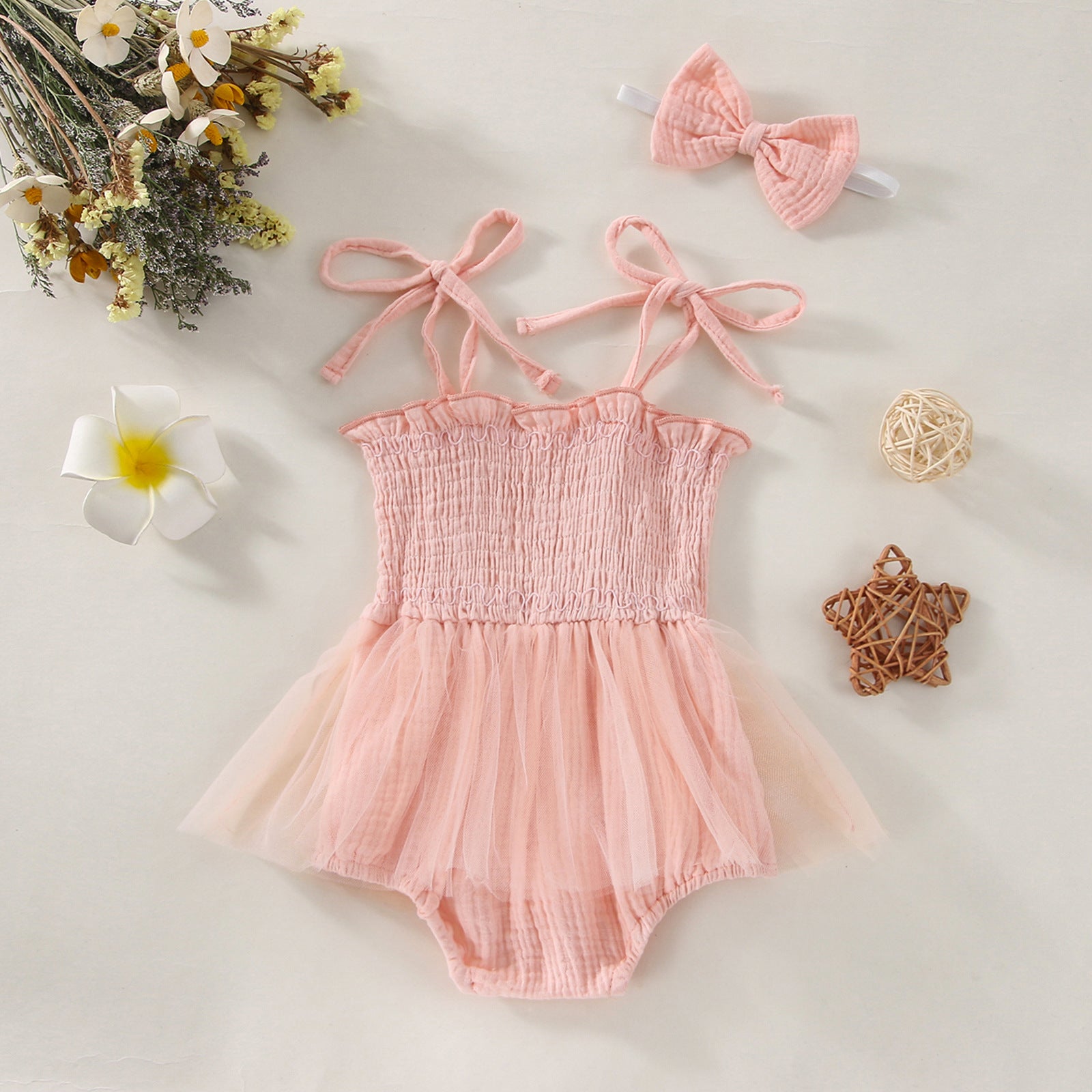 Baby Pure Color Rompers-visikids