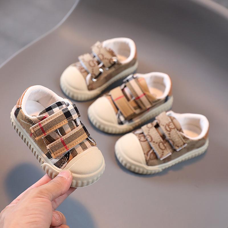 Check Pattern Shoes-visikids