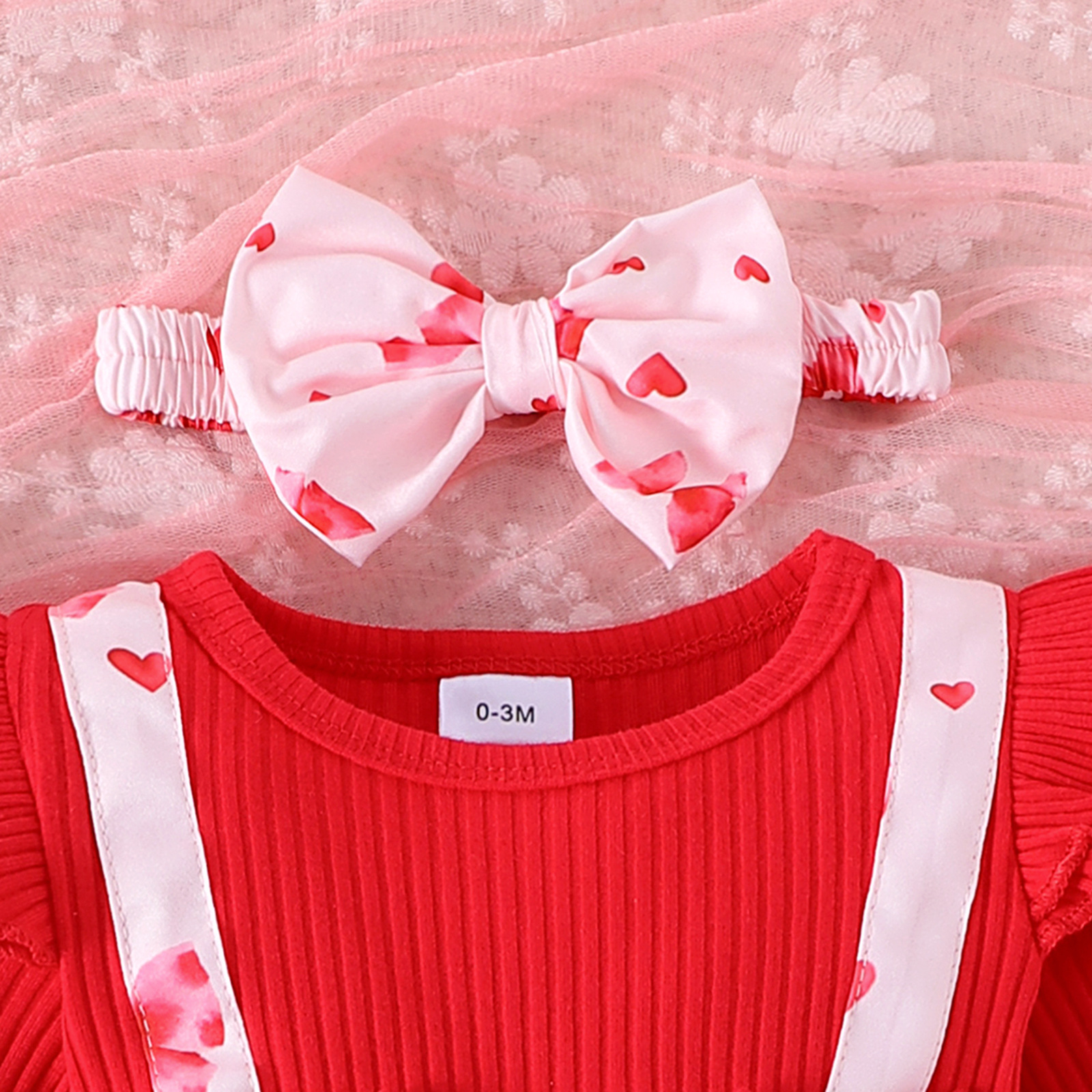 Baby Girl Valentine's Day Romper