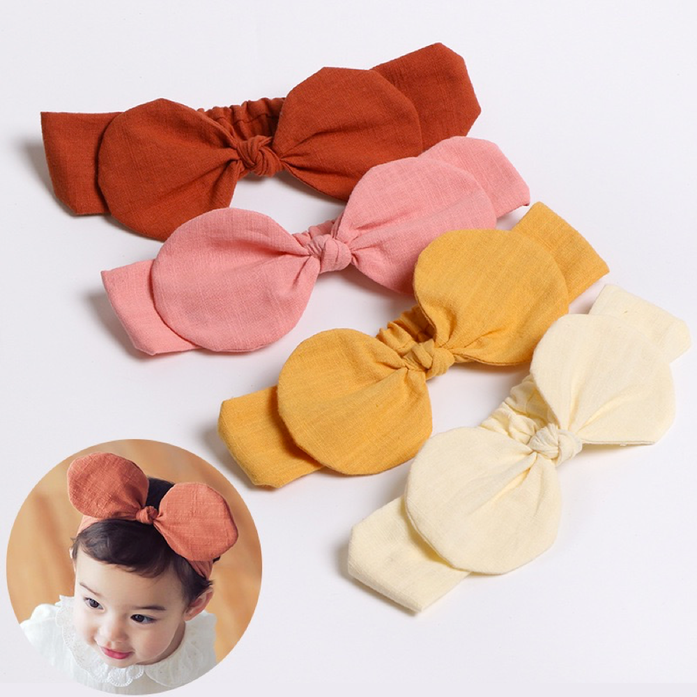 Baby pure cotton hair band.